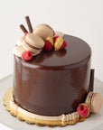 Double Dark Chocolate Raspberry Cake