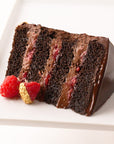 Double Dark Chocolate Raspberry Cake
