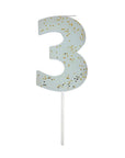 Large Colorful Number Candle